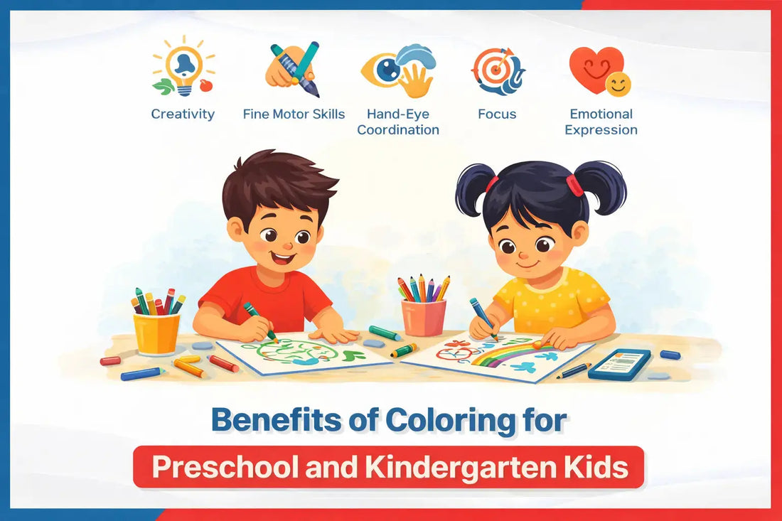 Benefits of Coloring for Preschool and Kindergarten Kids