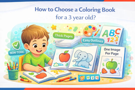 How to Choose a Coloring Book for a 3-Year-Old? 