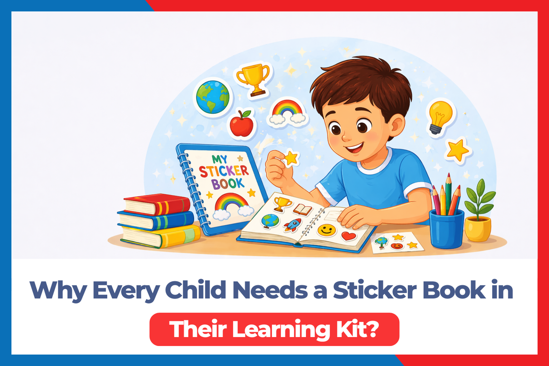 Why Every Child Needs a Sticker Book in Their Learning Kit? 