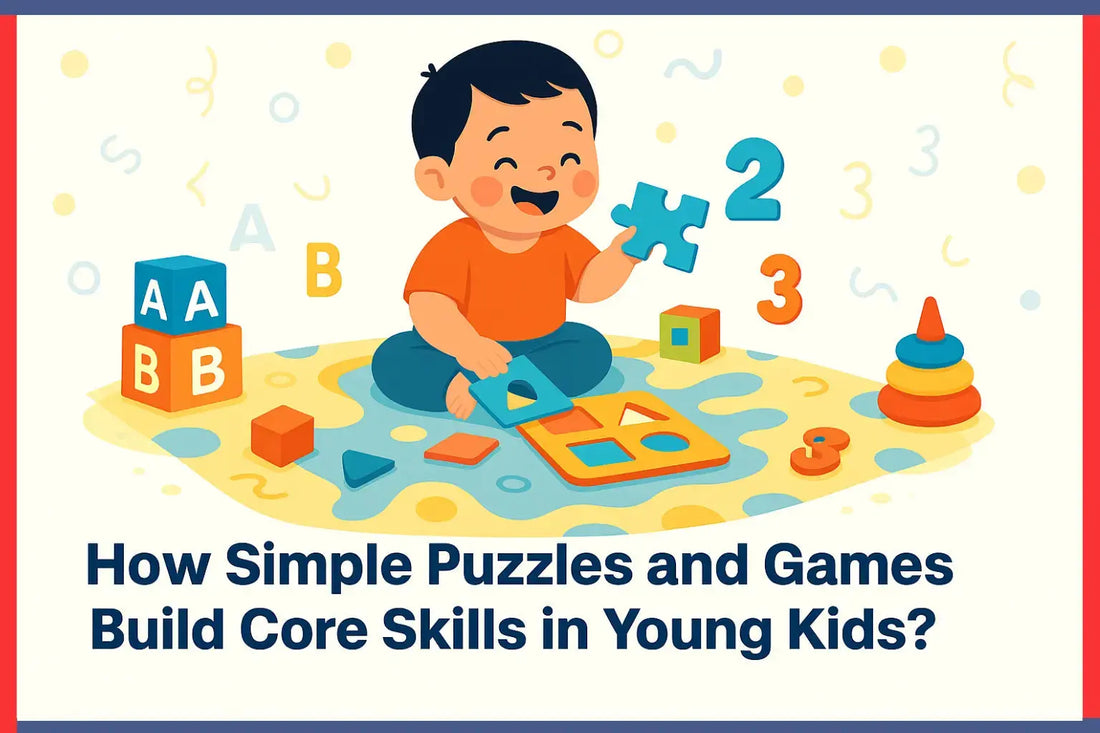 How Simple Puzzles and Games Build Core Skills in Young Kids? 
