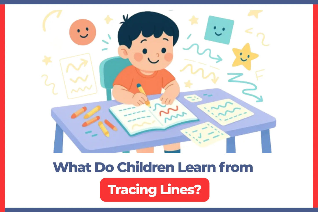 What Do Children Learn from Tracing Lines?