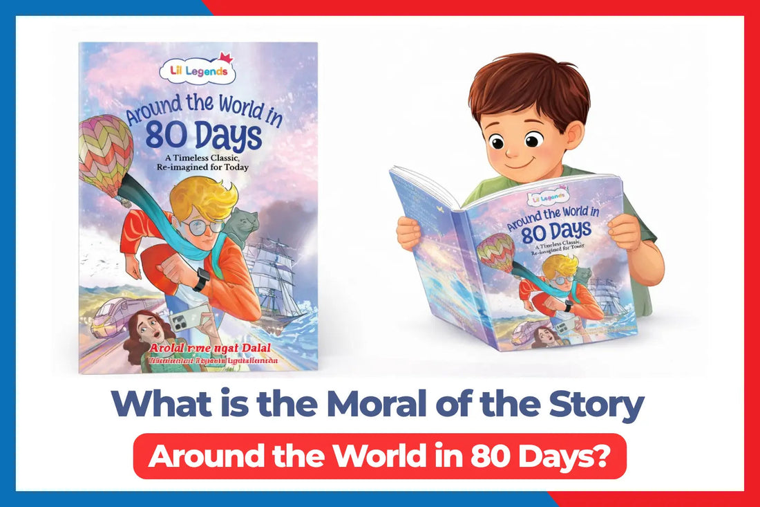 What is the Moral of the Story Around the World in 80 Days? 