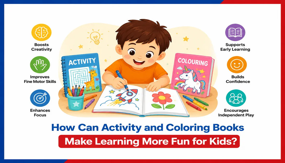 How Can Activity and Coloring Books Make Learning More Fun for Kids?