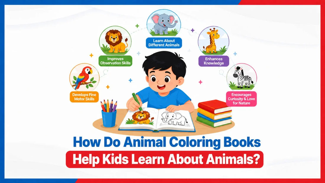 How Do Animal Colouring Books Help Kids Learn About Animals