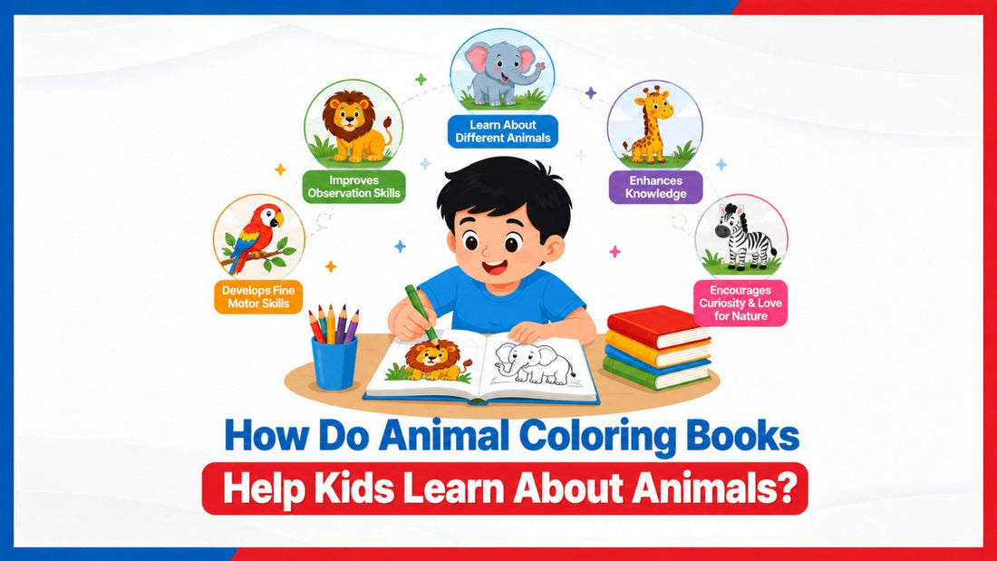 How Do Animal Colouring Books Help Kids Learn About Animals