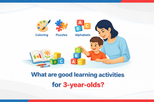 What are Good Learning Activities for 3 Year Olds?