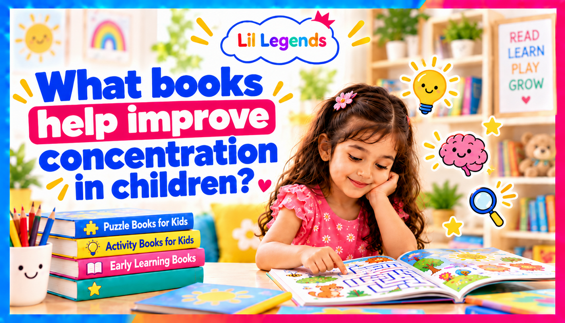 What books help improve concentration in children? 