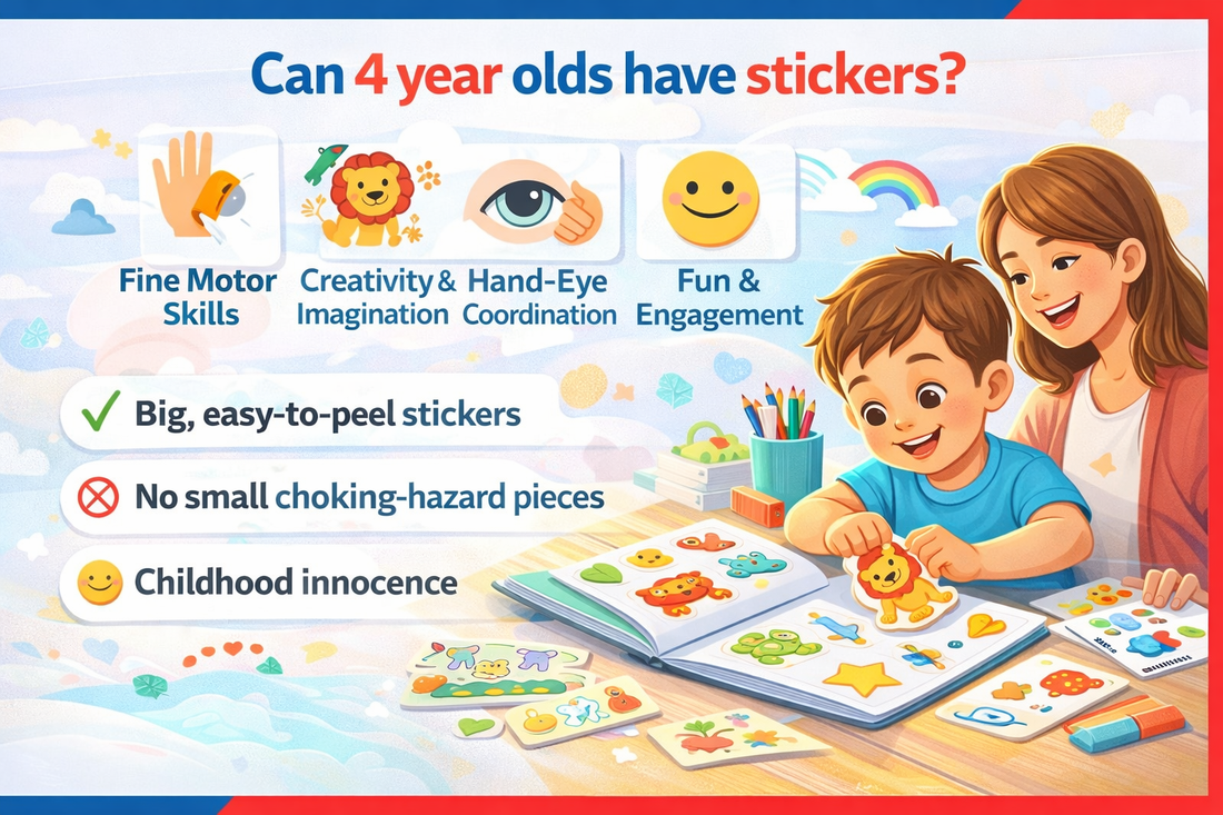 Can 4 Year Olds Have Stickers? 