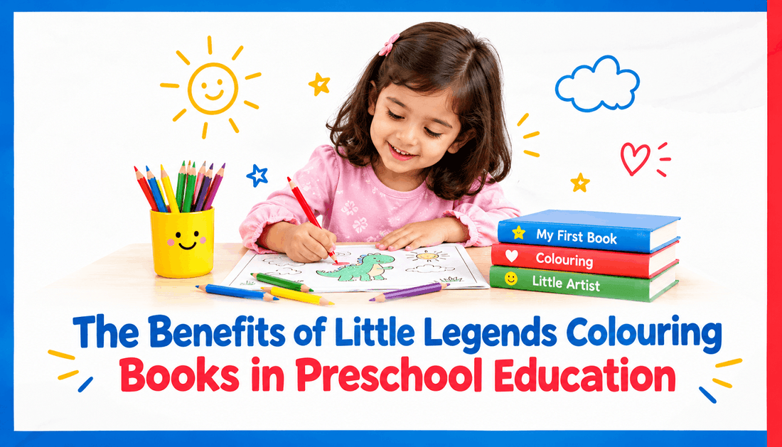 The Benefits of Little Legends Coloring Books in Preschool Education
