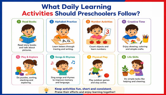 What Daily Learning Activities Should Preschoolers Follow?