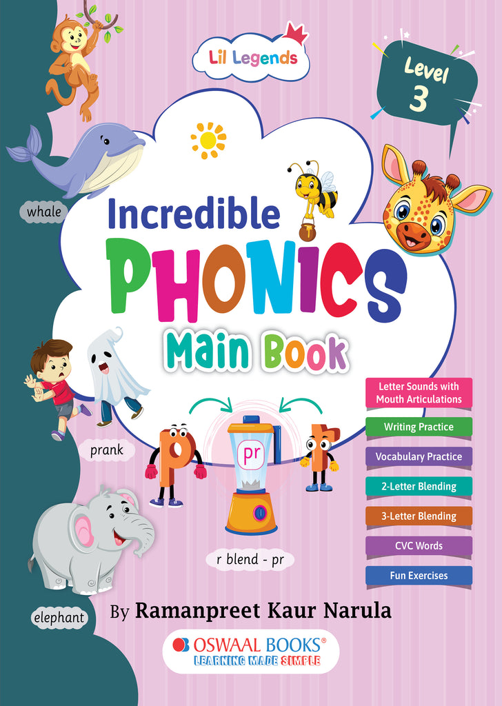 Lil Legends Incredible Phonics Book Level 3 Part 1