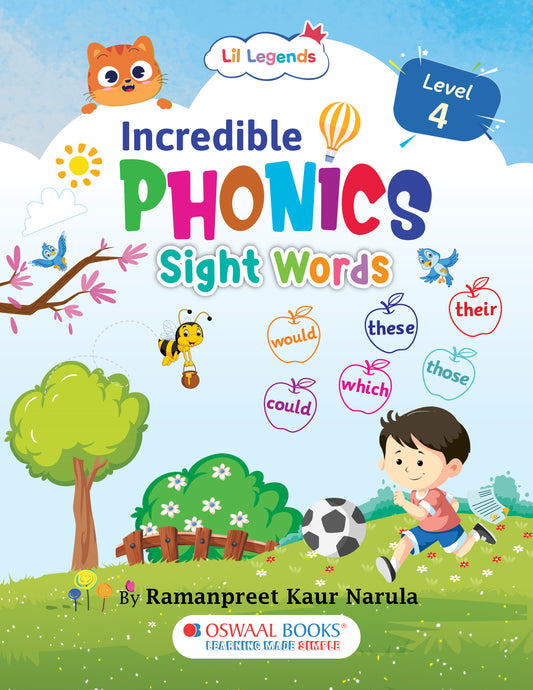 Lil Legends Incredible Phonics Level 4 Sight Words