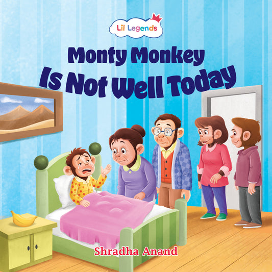 Lil Legends Monty Monkey Is Not Well Today