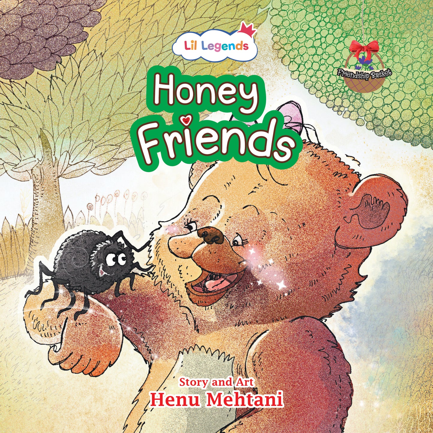 Lil Legends Friendship Basket: honey friends