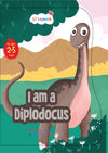 Lil Legends Shaped Board Book, I am a Diplodocus 