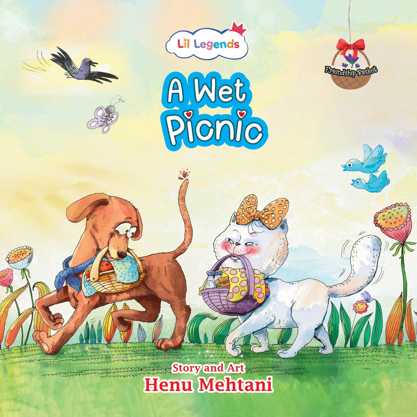 Lil Legends Friendship Basket: a wet picnic