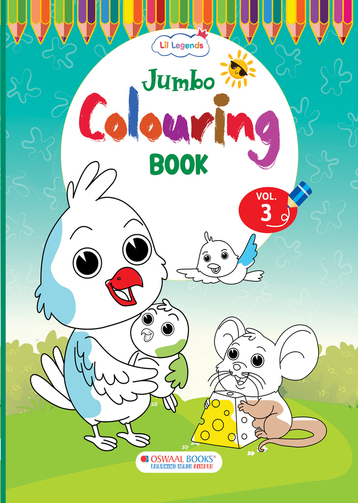 Lil Legends: Jumbo Colouring Book Vol 3