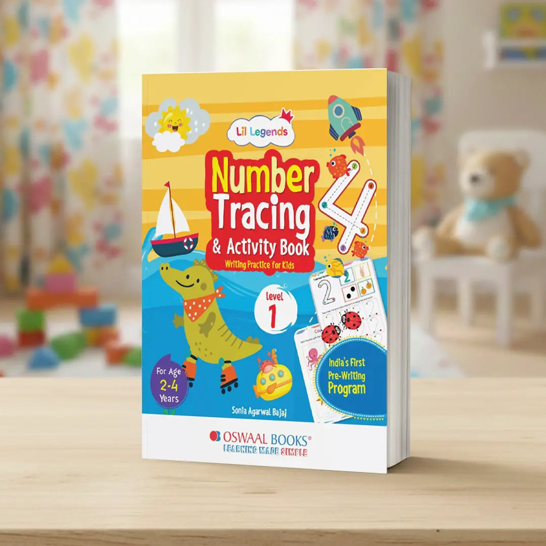Number Tracing & Activity Book L-1 - Learn Numbers 1-10 with Practice | Level 1 | Ages 2-4 Yrs | 