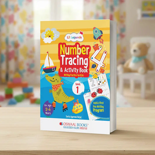 Number Tracing & Activity Book L-1 - Learn Numbers 1-10 with Practice | Level 1 | Ages 2-4 Yrs | 