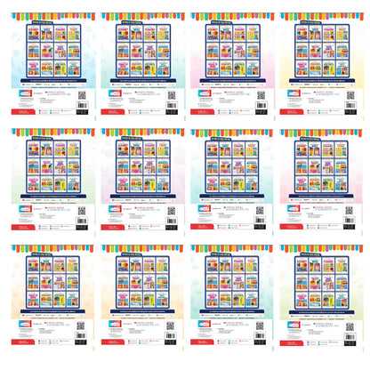 Lil Legends Set of 12 Picture Books - Early Learning Collection for Kids Age 1+ Years | Alphabet, Numbers, Birds, Flowers, Foods, Fruits, Vegetables, Wild Animals, Good Habits & Many More 
