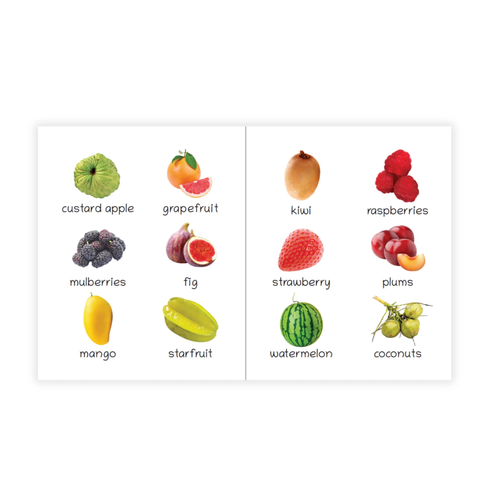 Lil Legends Picture Book for Kids Age 1+ Years - Learn About Fruits | Early Learning Illustrated Book with Colourful Pictures | First Words Book for Toddlers & Preschoolers 