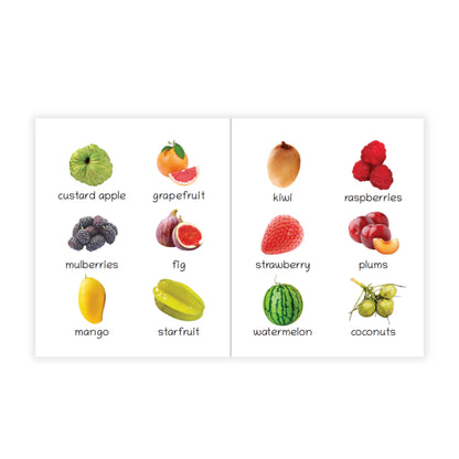 Lil Legends Picture Book for Kids Age 1+ Years - Learn About Fruits | Early Learning Illustrated Book with Colourful Pictures | First Words Book for Toddlers & Preschoolers 
