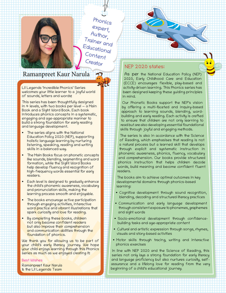 Lil Legends Incredible Phonics Level 4 Sight Words