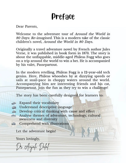 Lil Legends  Around the World in 80 Days, A Timeless Classic Re-Imagined for Today | Illustrated Story Book | Vocabulary, Imagination and Value Booster Story | For Age 7+ 