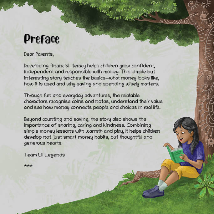 Little Legends: The Little Library Club, A book for Financial Literacy 