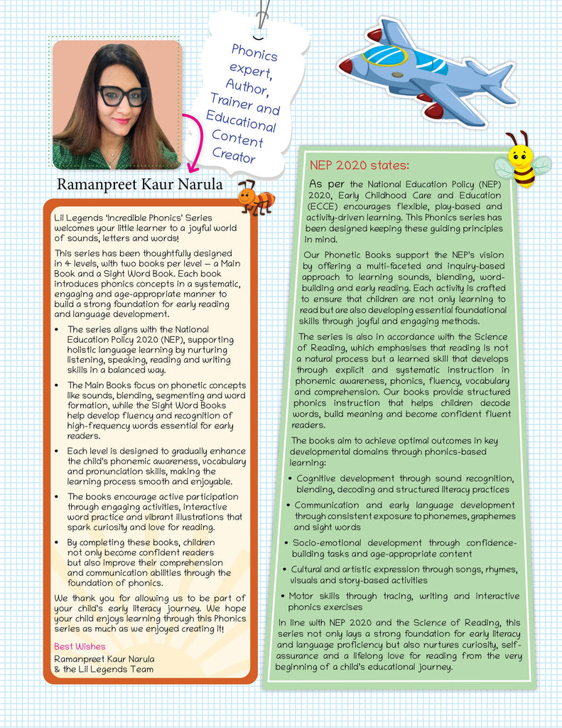 Lil Legends Level 4 Reading Combo (2-Book Set) | Early Phonics & Reading Skills for Kids Age 5–7 | Learning to Read Practice & Sound Blending | by Lil Legends 