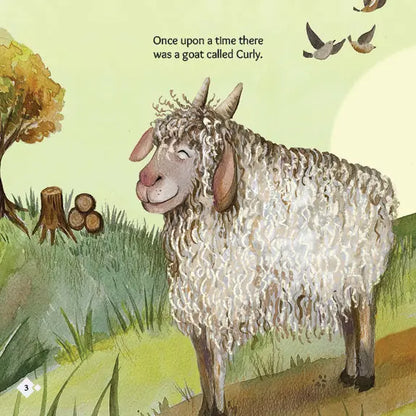 Lil Legends A Life Lesson for Kids Series, A Goat Called Curly  - A Story About Vehicle Safety | Value-based Picture Story Board Book | For Age 4–8 