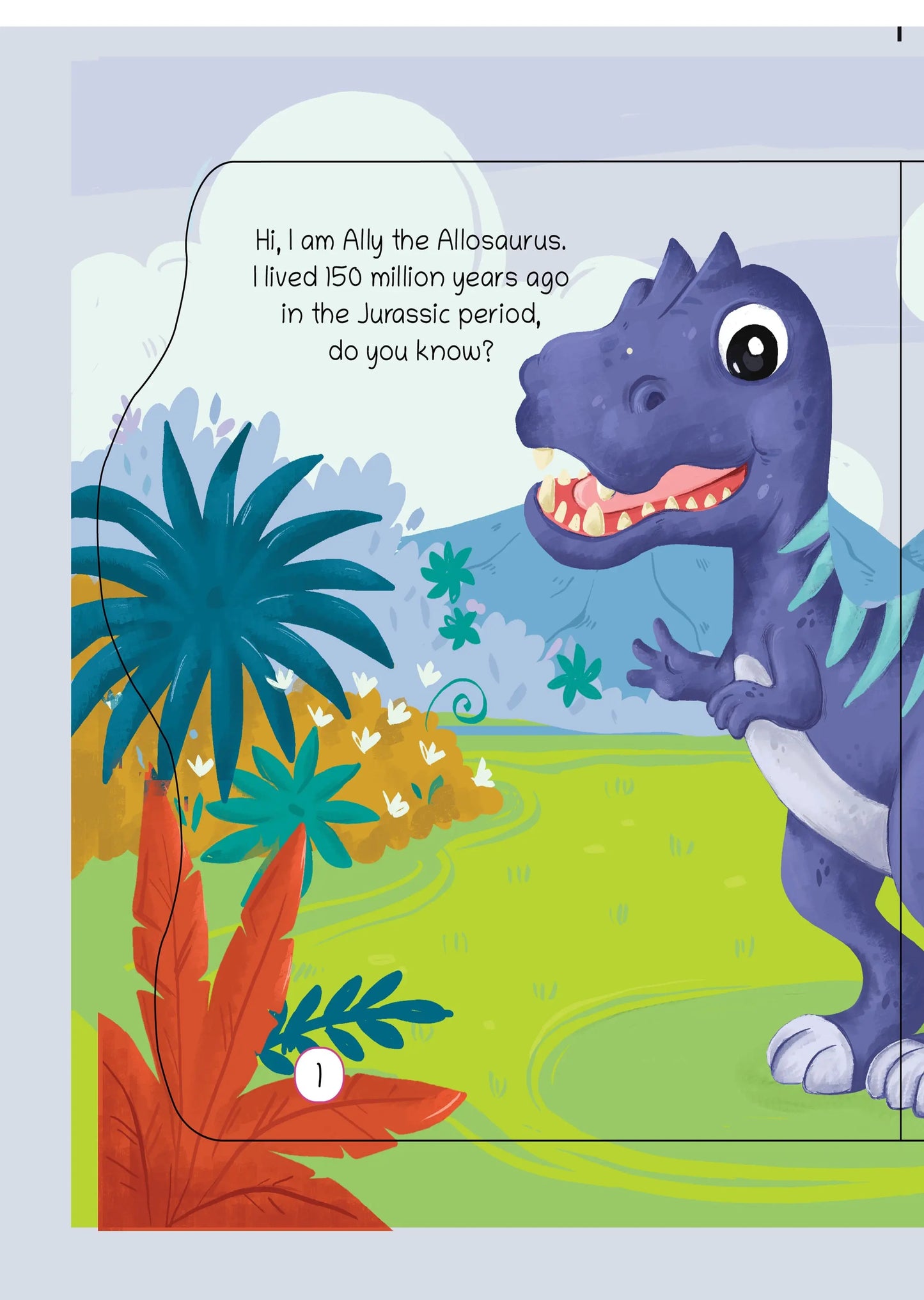 Lil Legends Dino Shaped Board Book for Kids | I am an Allosaurus | Illustrated Dinosaur Story Book | Early Learning Picture Book | Age 2-5 Years | Board Book | Durable Edition