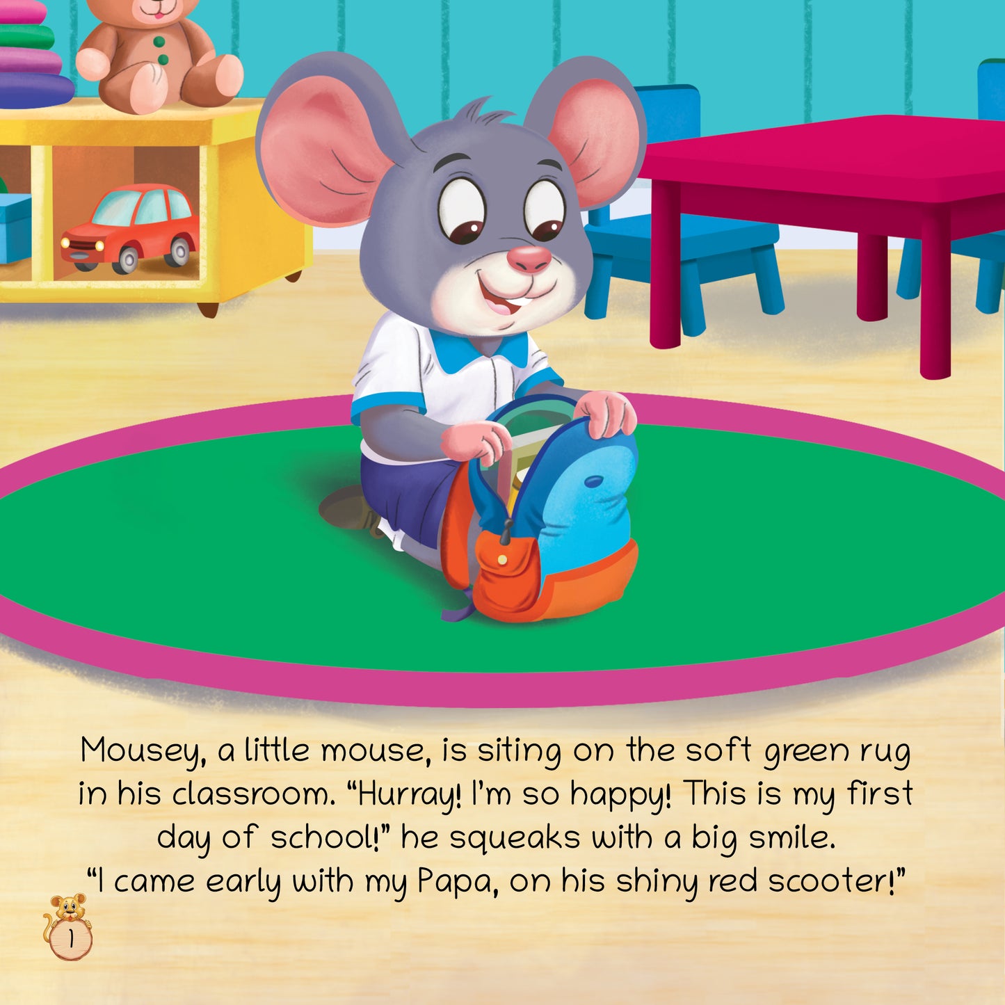 Lil Legends Look Inside Mousey’s School Bag