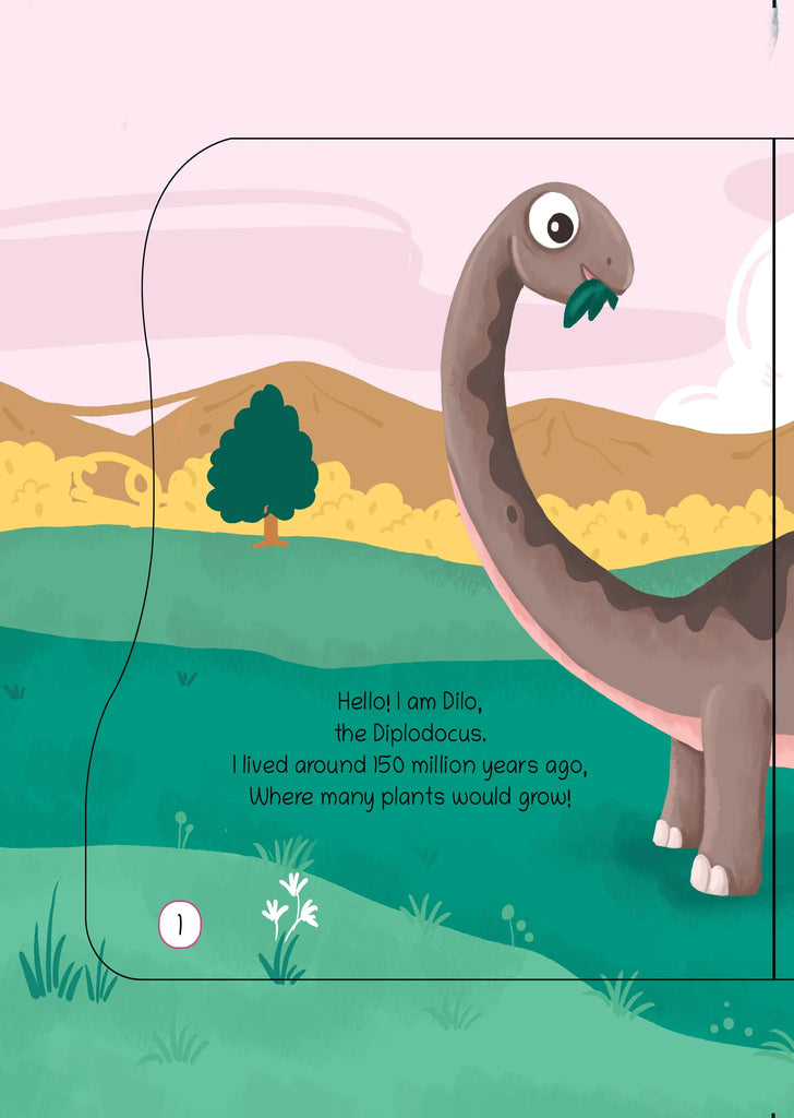 Lil Legends Shaped Board Book, I am a Diplodocus 