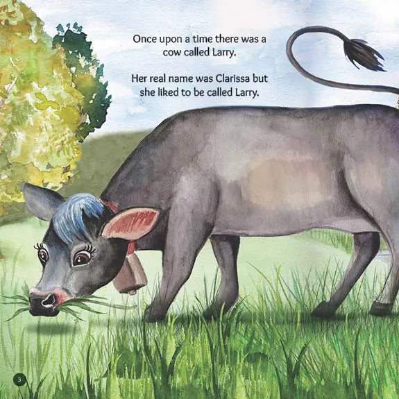 Lil Legends A Life Lesson for Kids Series, A Cow Called Larry - A Story About Making Friends | Value-based Picture Story Board Book | For Age 4–8 