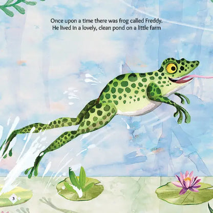 Lil Legends A Life Lesson for Kids Series, A Frog Called Freddy - A Story About Trying Your Best | Value-based Picture Story Board Book | For Age 4–8 