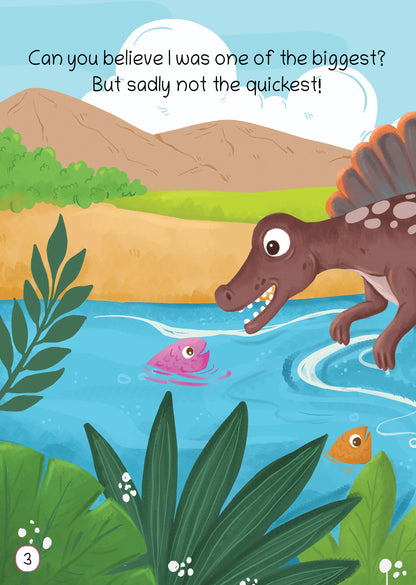 Lil Legends Padded Board Book for Kids | I am a Spinosaurus | Illustrated Dinosaur Book for Toddlers | Durable Early Learning Picture Book | Age 2–5 Years | Padded Cover Edition 