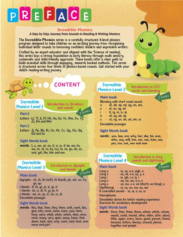 Lil Legends Incredible Phonics, Main Book Level 4 