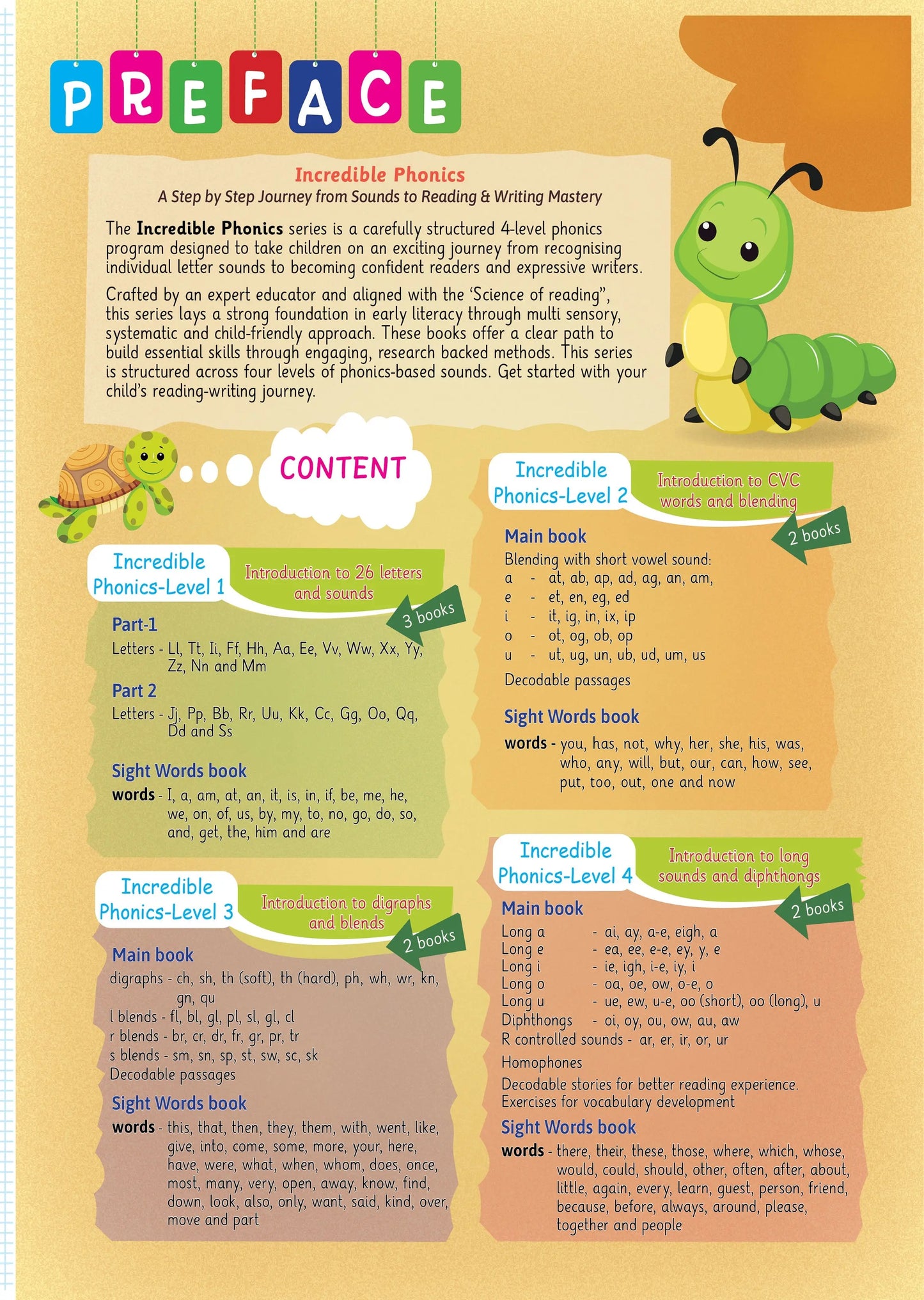 Lil Legends Incredible Phonics Sight Words Book Level 3 for Kids Age 5-7 Years | Tricky & High Frequency Words | Workbook for Class 1 & 2 | Reading Comprehension & Fluency