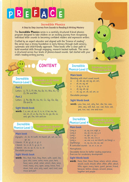 Lil Legends Incredible Phonics Sight Words Book Level 3 for Kids Age 5-7 Years | Tricky & High Frequency Words | Workbook for Class 1 & 2 | Reading Comprehension & Fluency