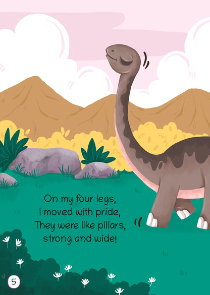 Lil Legends Padded Board Book for Kids | I am a Diplodocus | Illustrated Dinosaur Book for Toddlers | Durable Early Learning Picture Book | Age 2–5 Years | Padded Cover Edition 