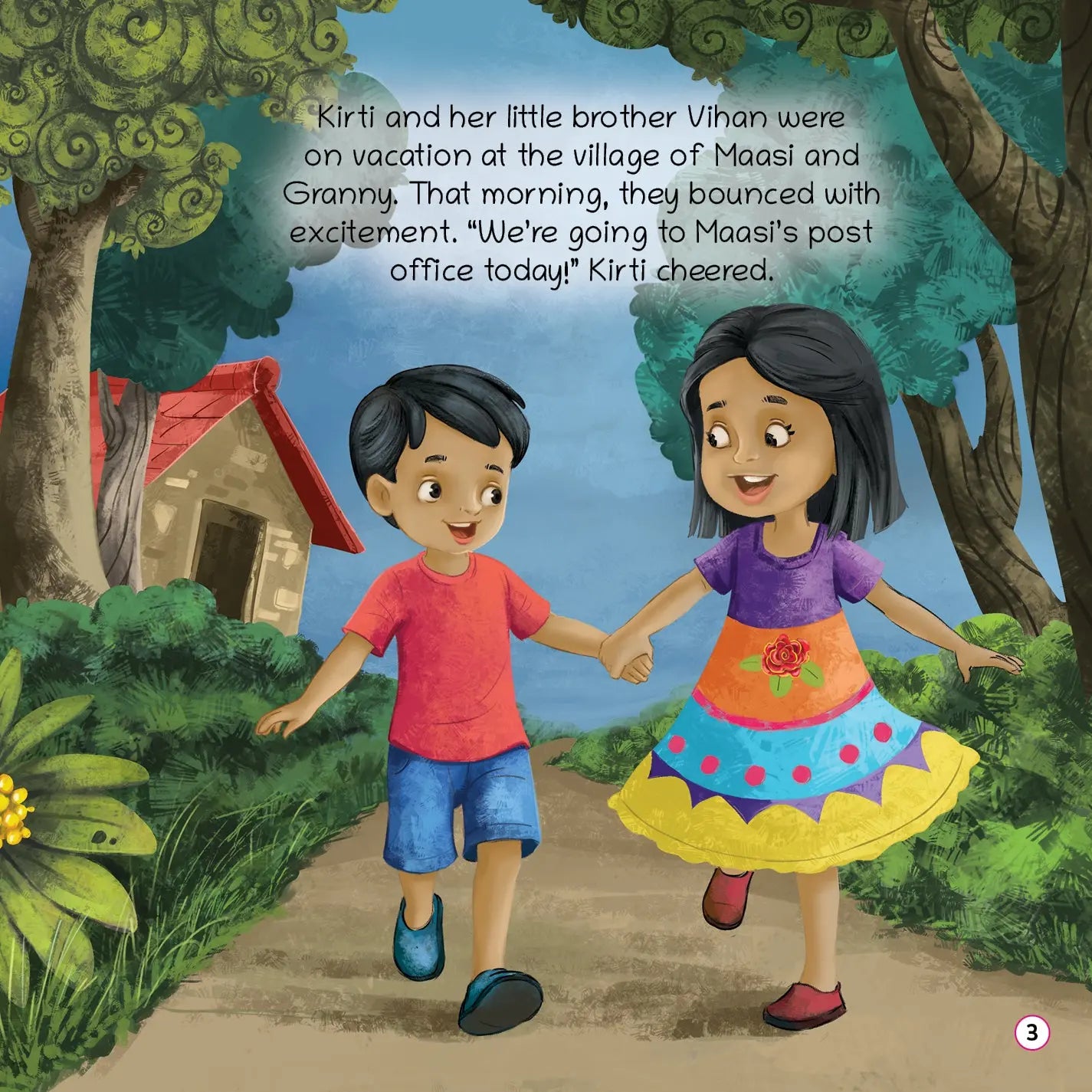 Lil Legends: A Trip to Village Post Office, A book for Financial Literacy