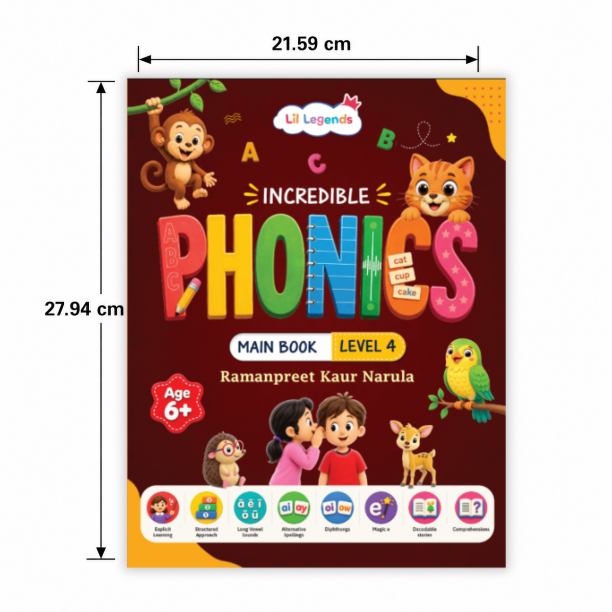 Incredible Phonics for Masters Bundle – 4 Books | Level 3 & 4 Phonics Main Books + Sight Words | Reading, Phonics & Word-Building Skills | Learning Books for Ages 5–6+ 