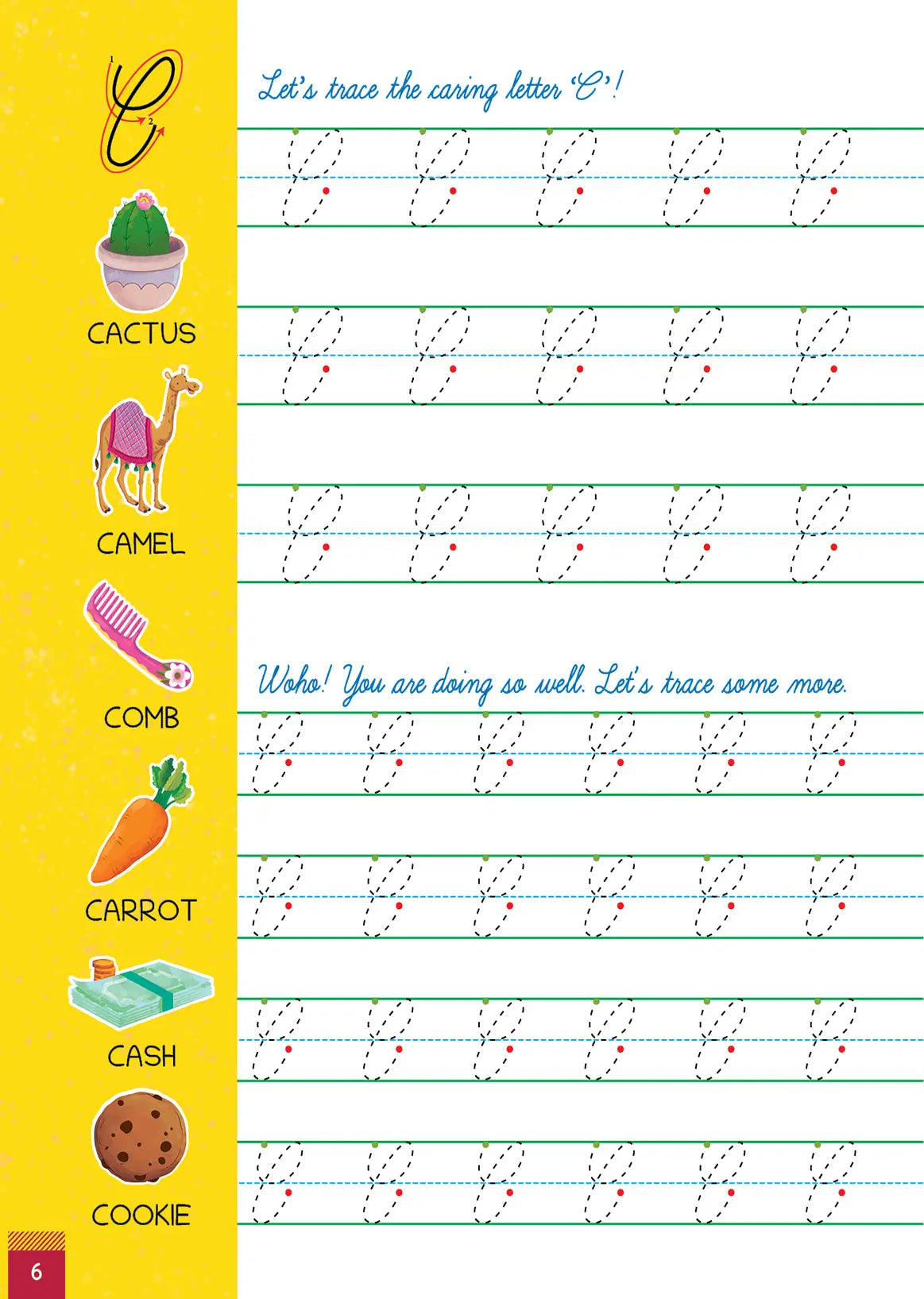 Lil Legends Uppercase Cursive Tracing & Vocabulary Workbook for Kids | Level 1 Handwriting Practice Book | Learn Letter Formation & Improve Writing Skills | Age 4+