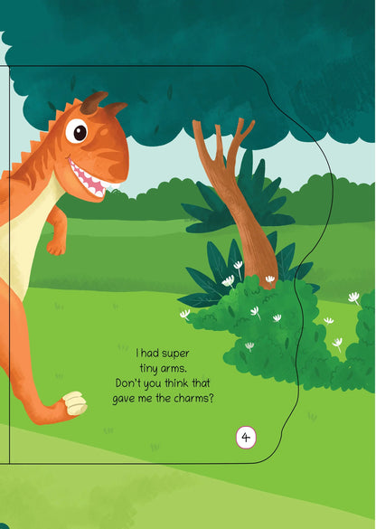 Lil Legends Dino Shaped Board Book for Kids | I am a Carnotaurus | Illustrated Dinosaur Story Book | Early Learning Picture Book | Age 2-5 Years | Board Book | Durable Edition