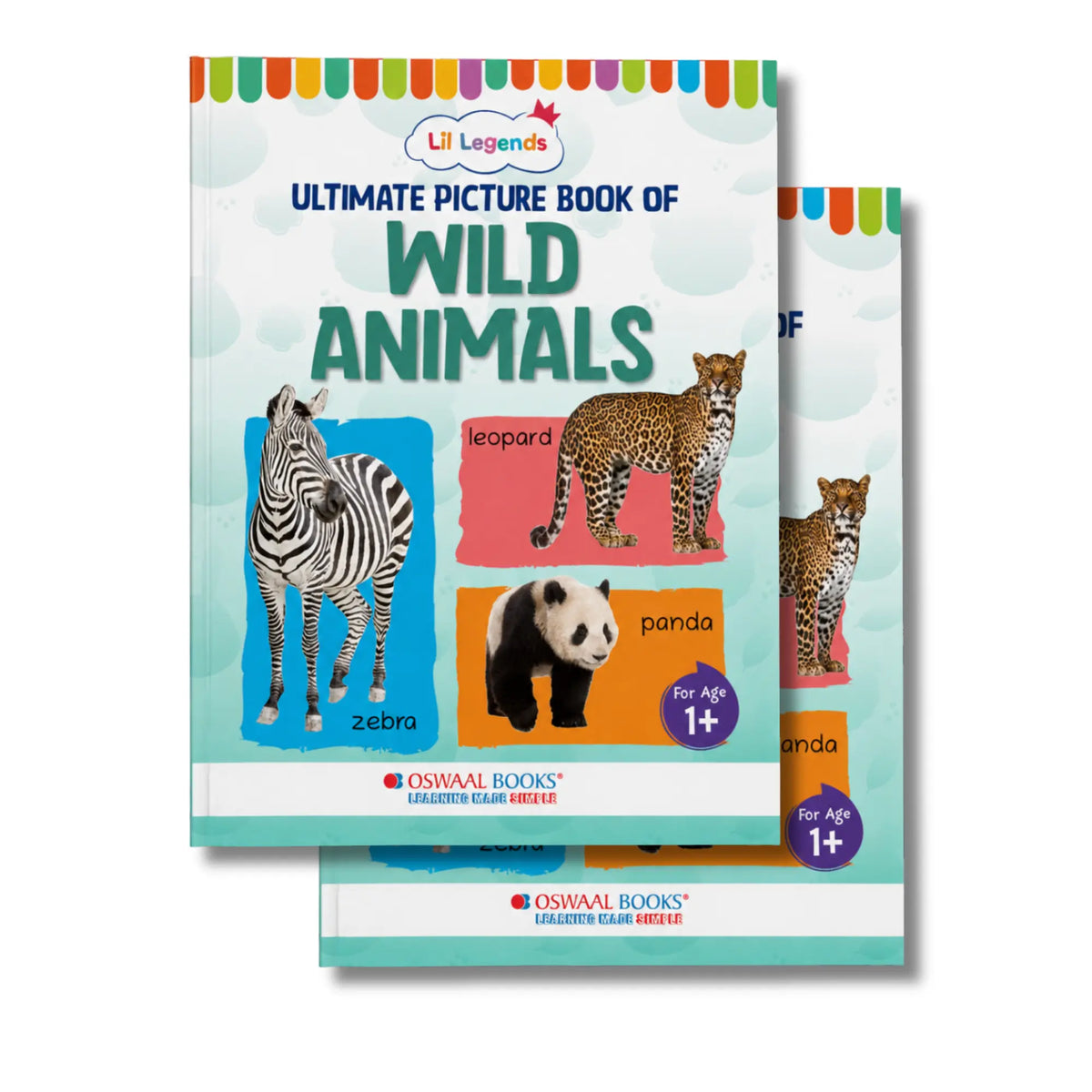 Lil Legends Picture Book for Kids Age 1+ Years - Learn About Wild Animals | Early Learning Illustrated Book with Colourful Pictures | First Words Book for Toddlers & Preschoolers 