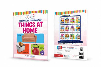 Lil Legends Picture Book for Kids Age 1+ Years - Learn About Things at Home | Early Learning Illustrated Book with Colourful Pictures | First Words Book for Toddlers & Preschoolers 