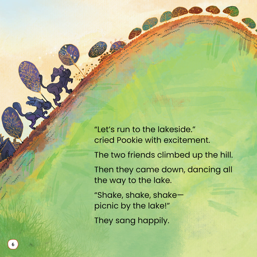 Lil Legends Friendship Basket: a wet picnic