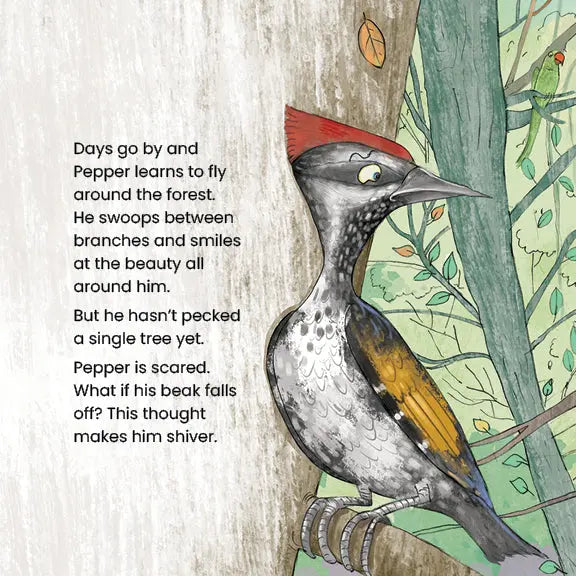 Lil Legends Mindful  Moments Series - Pepper's First Peck, Trying New Things | Picture Story Book for Kids | Illustrated Stories to Build Self-Control and Emotional Learning | Age 5+ 