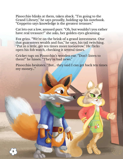 Lil Legends Re-Imagined Classics for Kids | Pinocchio | Illustrated Classic Story Book | Vocabulary, Imagination & Moral Values | Picture Book | Age 7+ Years